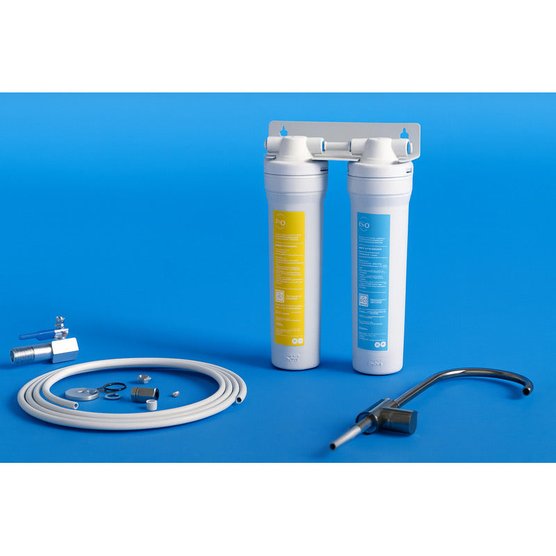 Purificador De Agua Bajo Mesada Dvigi Carbón Y Sedimentos - Blanco