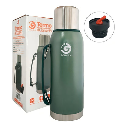 Termo Goldtech Rugged Acero Inoxidable 1lt