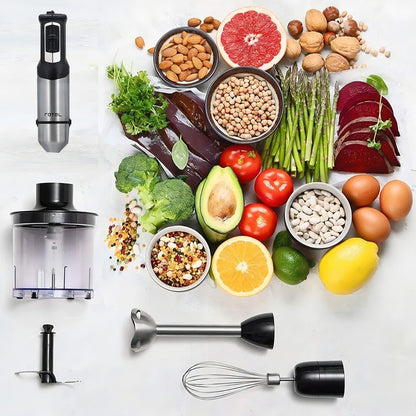 Mixer Rotel Mega 4 72723 Acero Inoxidable Y Negro 50 Hz X 60 Hz 1kw