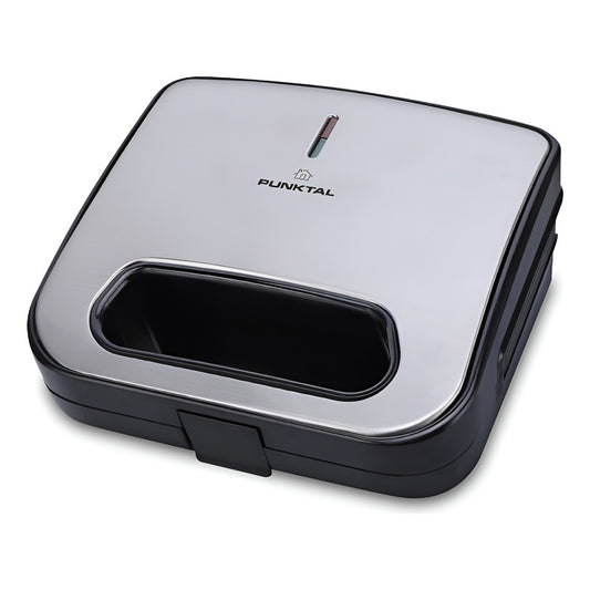 Sandwichera Punktal Doble Inox 750w Pk-9222 Color Gris