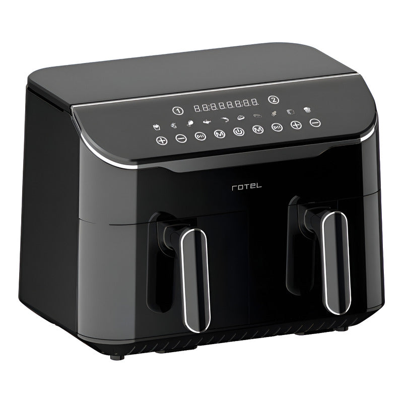 Freidora Sin Aceite Air Fryer Rotel Dual Canastos 4 + 4 Lt