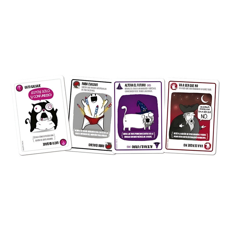 Juego De Cartas Exploding Kittens Asmodee Party Pack Ingles