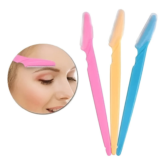 Perfilador De Cejas X 3 Unidades Rosa Chicle, Amarillo, Azul