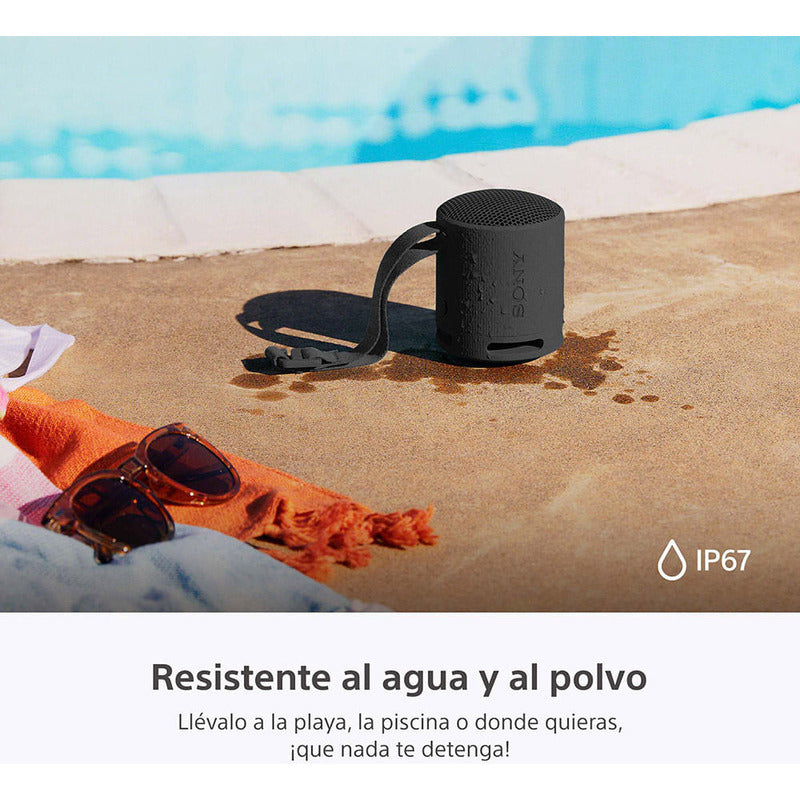 Parlante Inalámbrico Portátil Sony Xb100 Bluetooth Negro