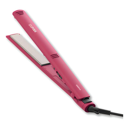 Planchita De Pelo Xion Xi-style 230 Grados Placas Ceramica Color Rosa Intenso