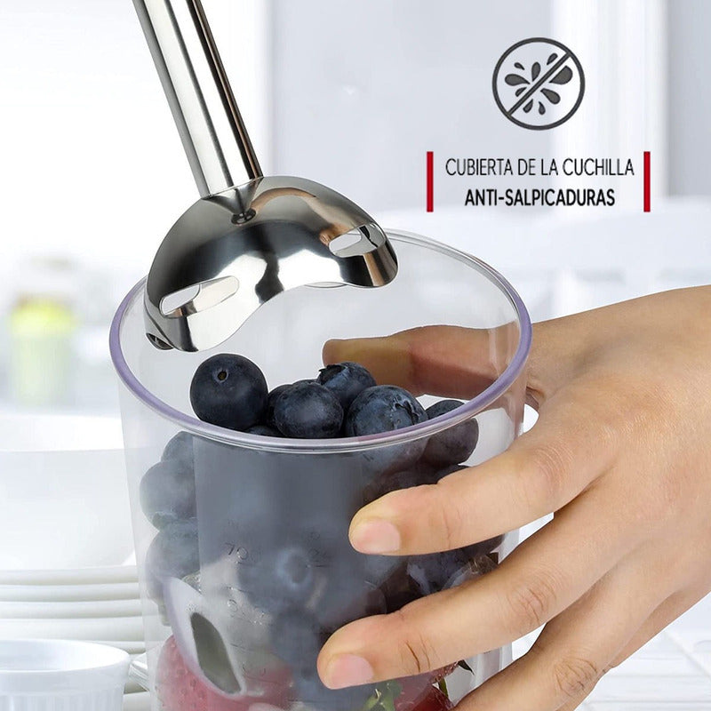 Mixer Ufesa Vario 1400 Titanium Xl Bp4750 Acero Inoxidable Y Negro 1.4kw