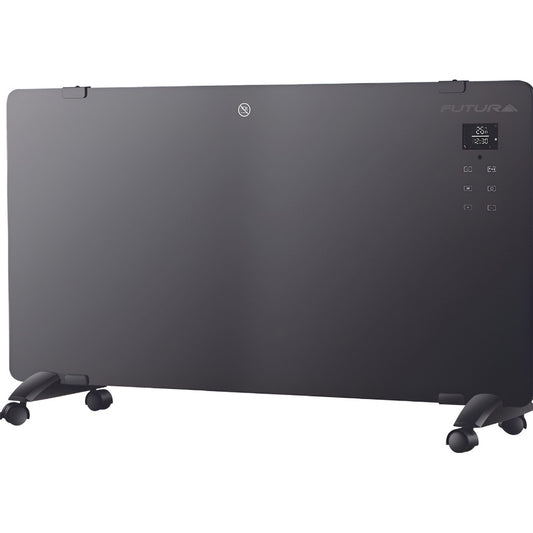 Panel Vitro Calefactor Futura Plus Fut-vp2000 Color Negro Negro