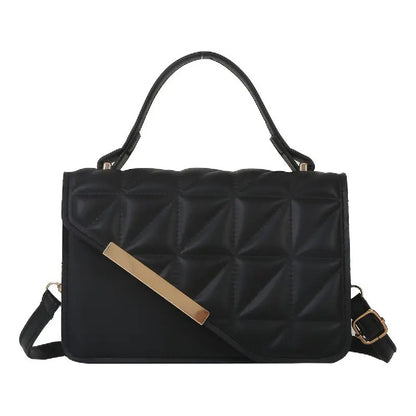 Carteras De Dama Bolso Para Mujer Correa Ajustable Bandolera Negro (1)