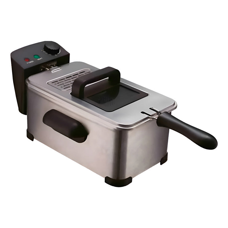 Freidora Con Aceite Rotel Inox Pro 3.5 Litros 2000w 190oc - Gris - 50 Hz/60 Hz