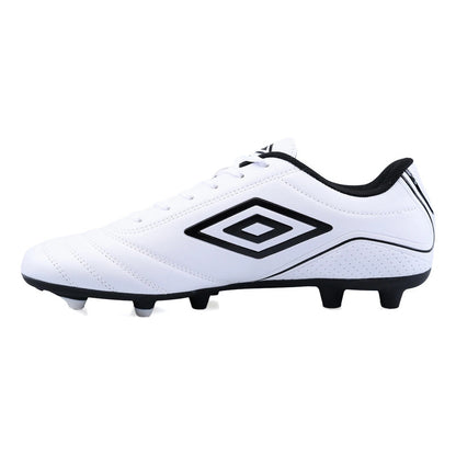 Championes Futbol 11 Umbro Classico Botin F11 Zapato Adulto - Blanco/negro - 7.5 Us