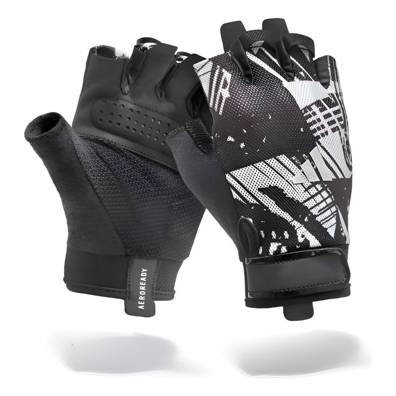 Guantes De Entreno, Pesas O Gym Essential Colores adidas Gris Geométrico L