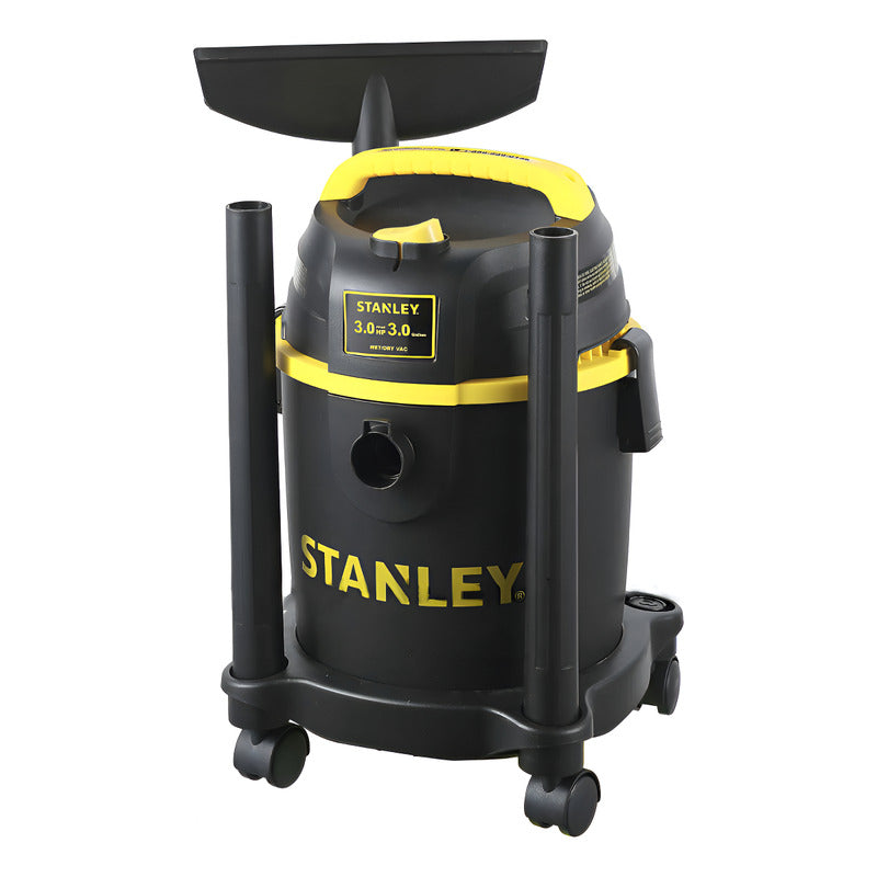 Aspiradora Profesional Polvo Y Agua Stanley 11 Lts 3 Hp Negro