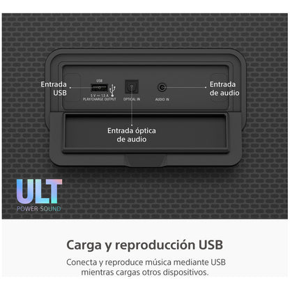 Parlante Bluetooth Portátil Sony Ult Tower 9 Negro 900 Ac - Negro