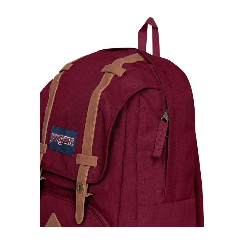 Mochila Jansport Cortlandt Laptop - Bordó Liso