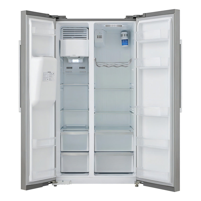 Heladera Auto Defrost Futura Fut-510sbs Acero Inoxidable Con Freezer 489l