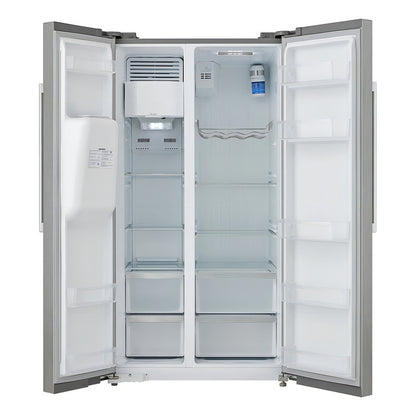 Heladera Auto Defrost Futura Fut-510sbs Acero Inoxidable Con Freezer 489l