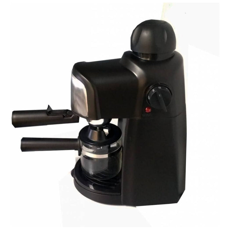 Cafetera Espresso Xion Potencia 800w - 4 Tazas Xi-cm15 Color Negro/plateado