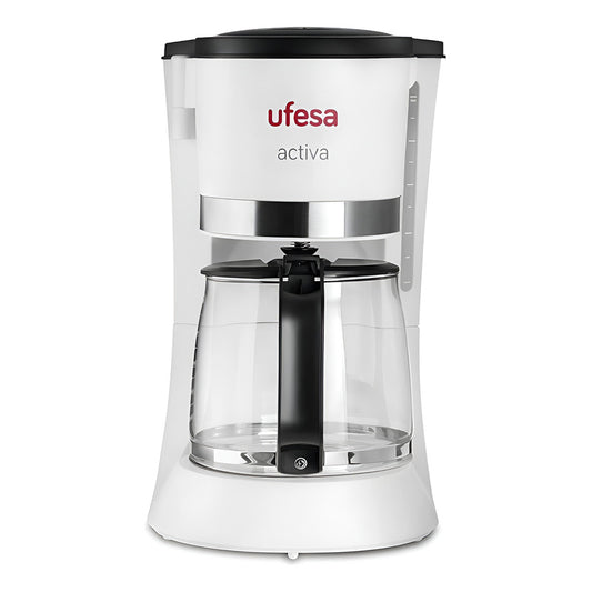 Cafetera De Goteo Ufesa Activa Cg7123 12 Tazas 680w Fama Color Blanco