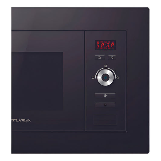Microondas De Empotrar Futura 20lts Digital 800w Negro Dimm