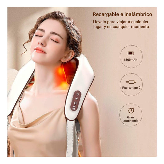 Masajeador Inalámbrico Nappo Cuello Espalda Hombros