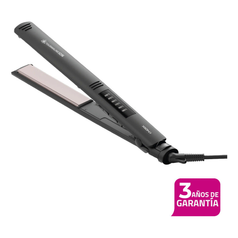 Planchita De Pelo Xion Tourmalina Plancha Profesional Negra - Negro