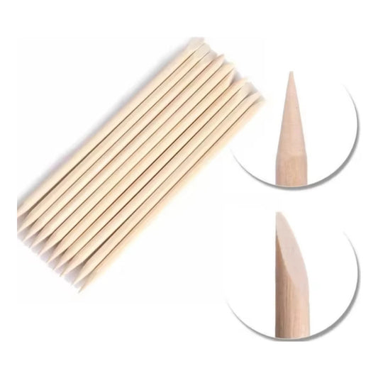 Palitos De Naranjo Para Uñas Kit X12 Pack 12 Unidades