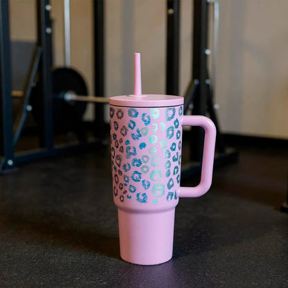 Vaso Térmico Metálico 1.2 Litros  Con Sorbito - Violeta