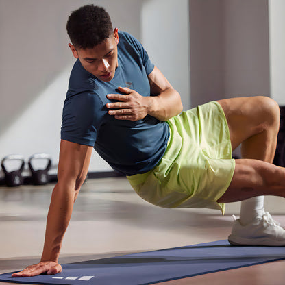 Colchoneta Para Hacer Ejercicio adidas, Color Azul, De 7 Mm