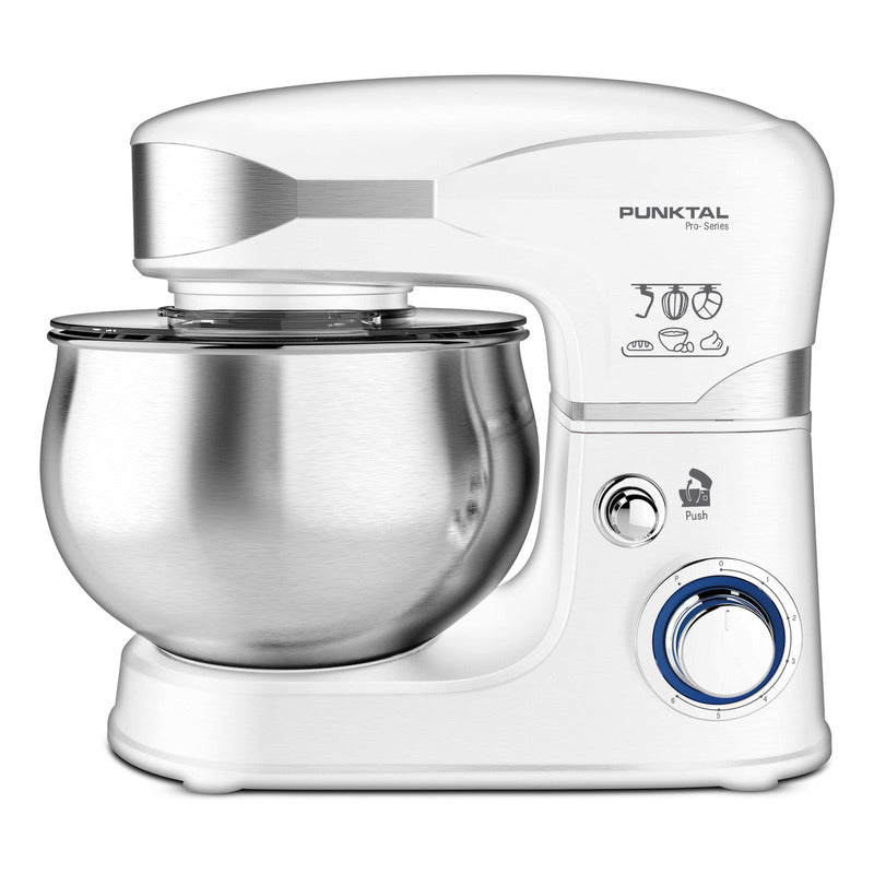 Batidora Punktal Blanca Pk-9370 5 Lts 1300 W Bowl Acero Inox - Blanco