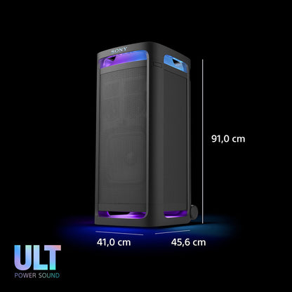 Parlante Bluetooth Portátil Sony Ult Tower 9 Color Negro