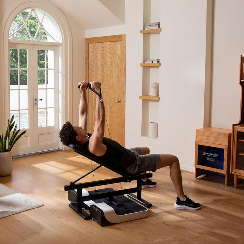 Maquina Ejercicio Gimnasio Gym Pal + Banco Speediance Negro