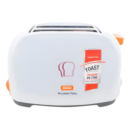 Tostadora De Pan Punktal Doble Bandeja 7 Niveles 800 W - Blanco