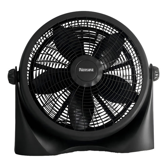 Turbo Ventilador De Piso Microsonic Vt4001 Con 5 Aspas 40 Cm - 40 Cm - Negro - Negro - 5
