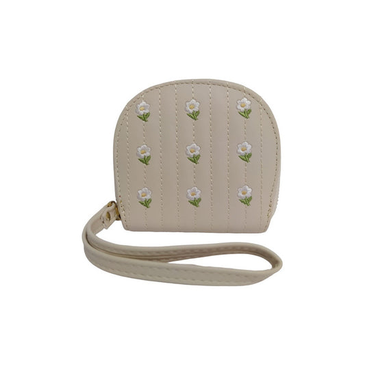 Monedero Dama Billeteras De Dama Con Correa Monederos Mujer Crema