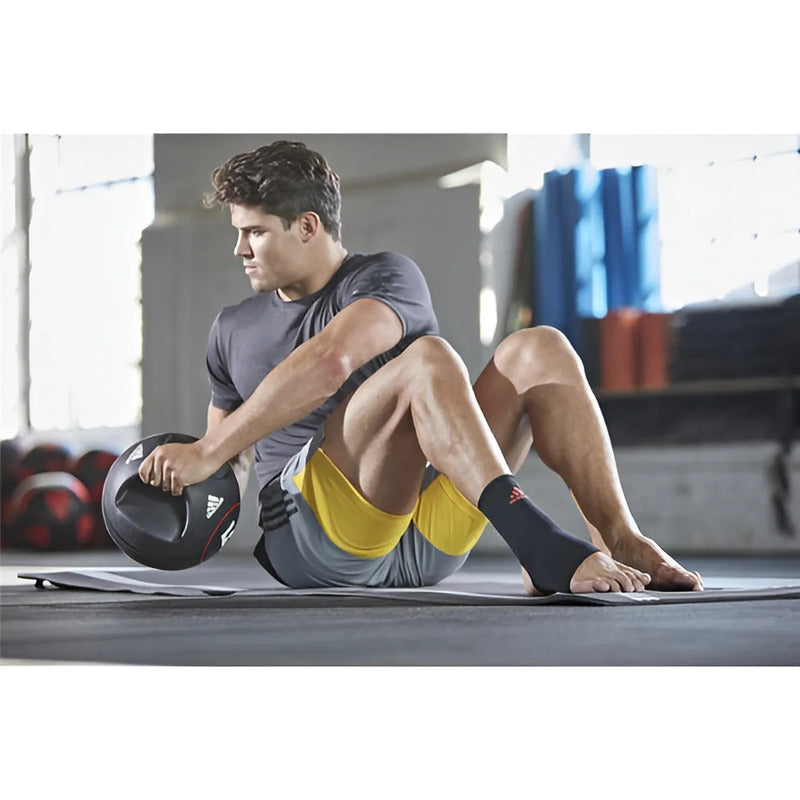 Tobillera Deportiva adidas - Negro Con Naranja Talle S - Naranja - S