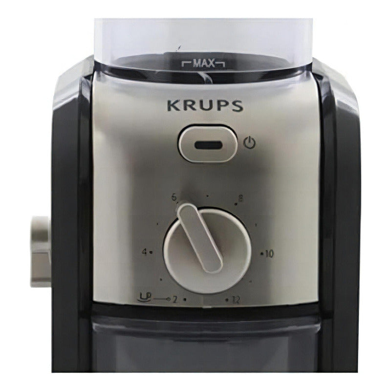 Molinillo De Cafe Krups, 17 Ajustes De Triturado 110w Negro