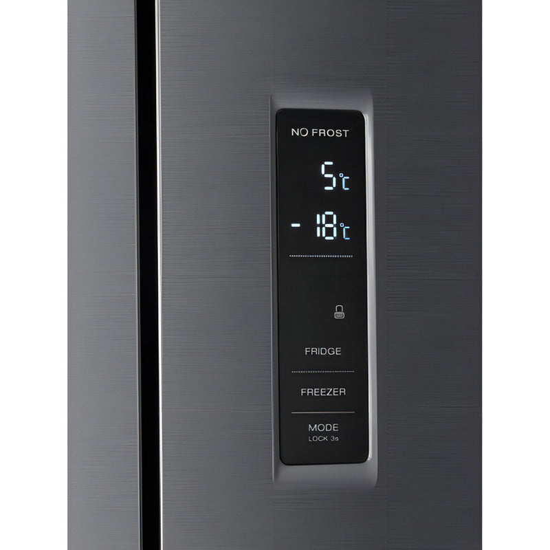 Heladera Futura Multipuertas Inverter 472 Lts Clase A Gris