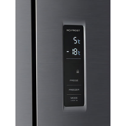 Heladera Futura Multipuertas Inverter 472 Lts Clase A Gris