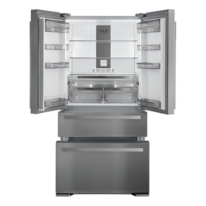 Heladera French Door Inverter Futura Fut-rpf560 Eficiencia A Color Gris