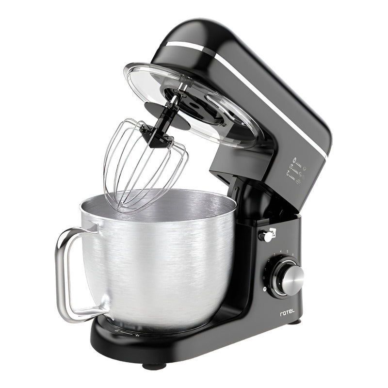 Batidora Planetaria Rotel 5 Litros 1500w  De Color Negro - Negro - 50hz/ 60 Hz