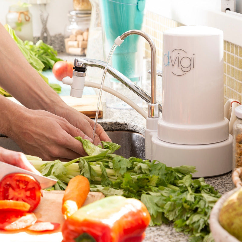 Filtro Purificador De Agua Dvigi Compact Rinde 7000 Litros Blanco