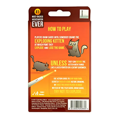 Exploding Kittens: Edición De 2 Jugadores