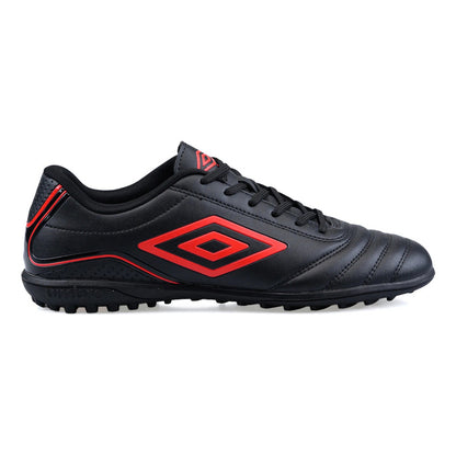 Championes Futbol 5 Umbro Classico Champion F5 Zapato Adulto - Negro/rojo - 12 Us
