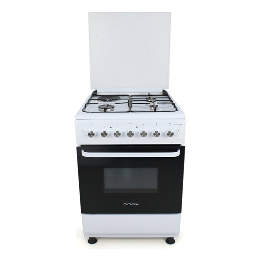 Cocina Combinada Futura Plus Fut-60-cm31b Valencia Albion Color Blanco