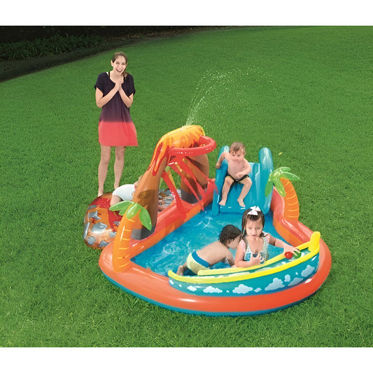 Centro De Juegos Acuático Lava Lagoon Bestway Modelo 53069