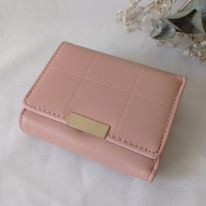 Billetera Dama Chica Billeteras De Dama Monedero Para Mujer Coral Claro