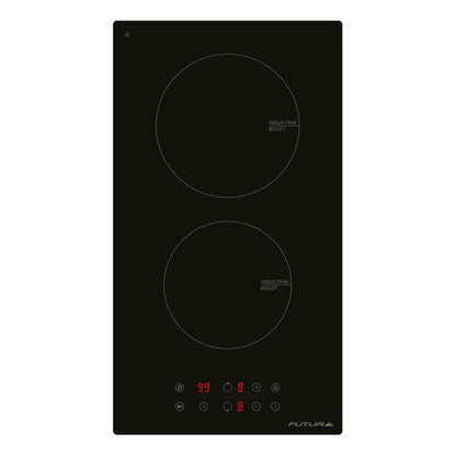 Anafe Eléctrico Futura Fut-pi2z Induccion 2 Hornallas Negro