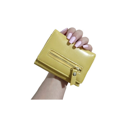 Billetera Dama Billeteras De Damas Con Monedero Para Mujeres Amarillo