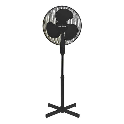 Ventilador De Pie Xion 3 Velocidades Xi-v165 1.7 Mts 40 Cm Negro Negro Plástico