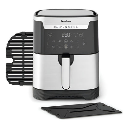 Freidora De Aire Digital Moulinex Easy Fry & Grill Xxl 6,5lts, Inox, 1850w
